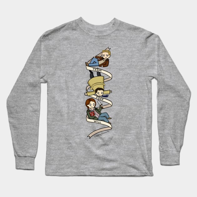 Team Free Will Long Sleeve T-Shirt by AshAroha